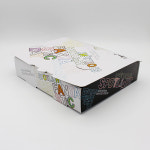 두마리 치킨박스 HJSD-S 100개입 닭강정 튀김 분식 포장 배달 상자 : 이오포장