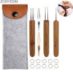 플리마켓테이블보 행사용테이블보 개대 크로 셰 뜨개질 후크 나무 손잡이와 크로 셰 뜨개질 바늘 : 자니워니2