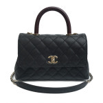 [국내당일발송] 샤넬 코코핸들 스몰 블랙 샴페인 골드 풀셋트 선물용 : GOODORDER