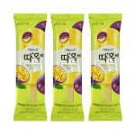 빙그레 따옴바 따옴아이스크림 납작복숭아 패션프루트 딸기 수박 파인애플  5종 40개 : 소담소담해