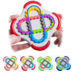 양방향 타원 레일 5색 44개 매직 빈 큐브 핑거 핸드 창의적 퍼즐 미니 신기한 장난감 공간지각 놀이 블럭 : 유니버스