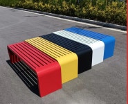 펜션 벤치 카페 관공서 의자 방수의자 공원벤치 야외 체어 60cm : 퍼니처컴