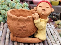 토우인형화분 다육이화분 인테리어소품 : 햇살네다육마을