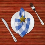 플리마켓테이블보 행사용테이블보 다섯개 별 냅킨 링 코튼 크로 셰 뜨개질 빈티지 테이블 러너 및 가있는 크리스마스 냅킨 링 : 자니워니2