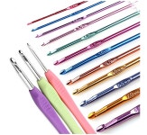 플리마켓테이블보 행사용테이블보 금속 알루미늄 크로 셰 뜨개질 가방 플라스틱 크로 셰 뜨개질 후크 수동 뜨개질 크로 셰 뜨개질 재료 패키지... 