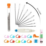 플리마켓테이블보 행사용테이블보 인체 공학적 크로 셰 뜨개질 후크 세트 여분의 긴 키트 크로 셰 뜨개질 바늘 뜨개질 크로 셰 뜨개질 트리코... 