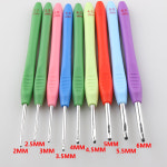 플리마켓테이블보 행사용테이블보 금속 알루미늄 크로 셰 뜨개질 가방 플라스틱 크로 셰 뜨개질 후크 수동 뜨개질 크로 셰 뜨개질 재료 패키지... 