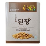 곰소 맛좋은 된장 14kg 말통 지함 메주 찌개 양념 대용량 업소용 식당용 재래식 : 곰소할인마트