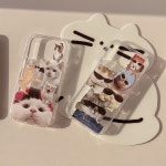 냥냥펀치 고양이 다꾸스타일 케이스 아이폰12미니 13 14 프로 : 이로운 생활 양품점