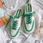 남자 뮬운동화 하프 커플 슬립온 여성 뒤꿈치 뒤 없는 스니커즈 : 다올이즈