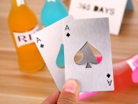 예쁜 트리플A 카드 병따개 (실버) : 동주홈마켓