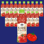 웅진 토마토 주스 토마토쥬스 가야농장 340ml 24개 : 뉴딜스