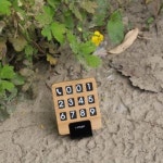 안심번호 12자리주차번호판 자동차 천연대나무 정사각형타입 : 한번사봐