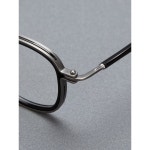 티타늄안경테 목천안경테 남성 빅페이스 변색근시 빈티지 초경량 순수 : 옥상팬더