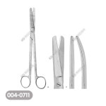 SOLCO 솔고 의료용 외과가위 심스유테린시저 004-0711 20cm 곡선형 전문가 : 의료기장터