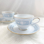 노리다케 레이스우드 골드 컵앤소서 / 일본 앤틱 빈티지 노리타케 커피잔 찻잔세트 : 미묘한피크닉