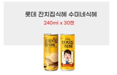 롯데 잔치집식혜 240ml 23년8월24일까지 : 세계물류