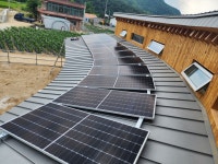 6kw 원주시 전원주택 지붕 부착형 현대 양면 자가발전 태양광발전 전국설치 : 홈에너지
