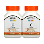 21세기 센트리 비타민C 250mg 110정 2통 : 솔솔 solsol