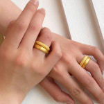 순금 쌍가락지 금가락지 여자환갑선물 24k금 예물 결혼 반지 디자인 : 바울레토