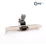 Coms G3924 시리얼 9핀 1포트 브라켓 40cm/시리얼 포트 생성/메인보드 핀헤더에 연결하여 외부에서 사용 : 디피시스템