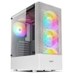 darkFlash DK200 RGB 강화유리 화이트 미들타워 본체케이스 : 컴퓨터119 스토어