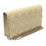 [중고명품 미스터문] Dior(크리스챤디올) S0204OVRB_M39U 베이지 페이던트 까나쥬 레이디 디올 WOC 클러치 크로스백 [중고명품매입]... 