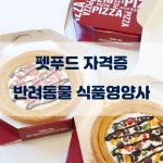 강아지수제간식창업 펫푸드자격증 반려동물식품영양사 : 멍블랑제리