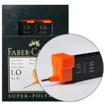 파버카스텔 슈퍼 하이폴리머 0.9(1.0)mm 샤프심 1Box(12통) : 문구반점
