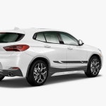 커플 M 성능 사이드 스트라이프 비닐 데칼 그래픽 스티커 키트 BMW X2 F39 : 솔유니크