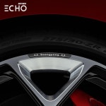 자동차 배지 휠 림 브로우 데칼 3D 알루미늄 스티커 아우디 BMW 미니 폭스바겐 혼다 지프 포드 도요타 쉐보레 등 4 개 : 솔유니크
