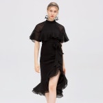 댄스복 원피스 사교 스포츠댄스 아랑 장구 고고 라인 라틴  단체복 G1256 : 댄스올라잇