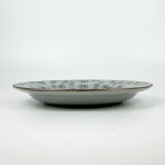 [5p 세트] 그레이 벚꽃 원형 도자기 접시 (24.4cm) : 안트지니
