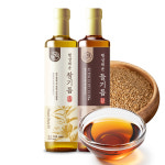 저온압착 국산참기름 국산들기름 세트 300ml+300ml 선물포장 : 오팜 착한농장 장터