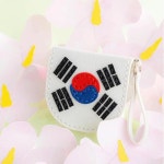 코인 동전 지갑 가죽태극기 만들기 여행용 미니동전보관함 : 키움박스