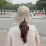 여름벙거지모자 중년여성모자 엄마 여행 여자 모자 : 애지중지상점