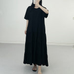 [110까지] 빅사이즈여성 포켓품은캉캉롱원피스[519] 편안한소재 기장긴 예쁜통통녀 키큰녀 플러스사이즈 : 룩스제이