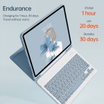 태블릿 아이패드 호환 세대 케이스 홀더 소프트 백 쉘 커버 무선 블루투스 키보드 : 울프직구