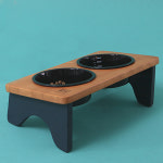 네이비 애완 원목 식탁 세트 2구 (택1) : 해피정코리아