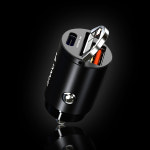 [완전매립] 차량용 충전기 60W 초미니 QC PD 듀얼 C타입 초고속 시거잭 : 이쏘코리아