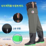 민물낚시 풀백 레인 부츠 남성용 하이 튜브 낚시 수중 신발 소 힘줄 대형 플러스 롱 루어 레인 부츠 롱 튜브 무릎 위 워터 부츠 여 : 에어코스메틱