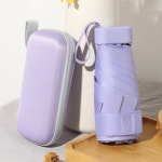 미니우산 휴대용 초경량 UV차단 자외선차단 양산 겸용 고급 파우치 : 생기당