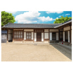 전통 한옥현수막 어린이집행사 양반집배경 포토존 현수막 제작 135x90cm 20번 : 키즈나래디자인