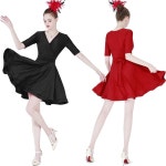 댄스복 차차차 라인 줌바 모던 탱고 스포츠 왈츠 원피스 드레스 : sunnny1004