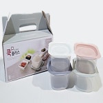 리뉴얼버전 기술평가 우수기업 국산친환경 전자렌지 밀폐용기 집밥 쿡플러스2호 홍보스티커무료 : DAPANDA  SHOP