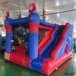 에어워터슬라이드 어린이 뒷마당 공기 주입식 드라이 슬라이드 점프 캐슬 볼 피트 바운스 하우스 실내 및 실외용 송풍기 포함 4x3.3m : 시아직구몰