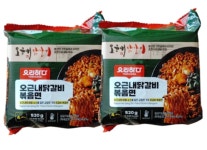 요리하다 오근내 닭갈비 볶음면 라면 130g x 8개입 (2봉) + 미니약과증정 : Our Mall