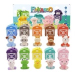 몬테소리 색상 정렬 페어링 게임 장난감 어린이용 동물 놀이 손가락 인형 사고 훈련 감각 완구 : 시아직구몰