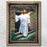 액자닷컴 예수님 성화 부활하신 주님 53cmX40cm : 액자닷컴