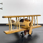 인테리어 나무 전투기 비행기모형 장식품 : 피에이치